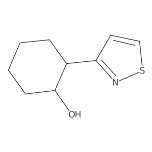 2-(1,2-Thiazol-3-yl)cyclohexan-1-ol Structure