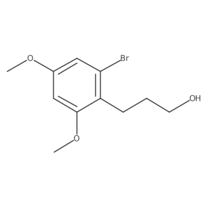 3-(2-Bromo-4,6-dimethoxyphenyl)propan-1-ol Structure