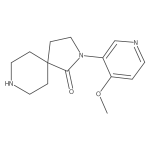 2-(4-Methoxypyridin-3-yl)-2,8-diazaspiro[4.5]decan-1-one Structure