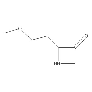 2-(2-Methoxyethyl)azetidin-3-one Structure
