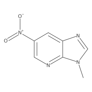 3-Methyl-6-nitro-imidazo[4,5-b]pyridine结构式