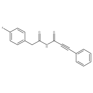 N-(2-(4-Fluorophenyl)acetyl)-3-phenylpropiolamide结构式