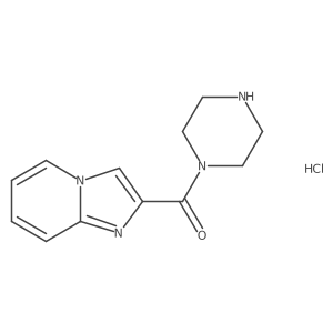 1-{Imidazo[1,2-a]pyridine-2-carbonyl}piperazine hydrochloride结构式