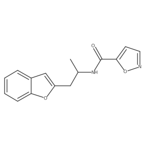 N-(1-(benzofuran-2-yl)propan-2-yl)isoxazole-5-carboxamide Structure