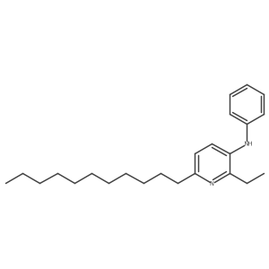 2-Ethyl-6-undecyl-3-phenylamino-pyridine Structure