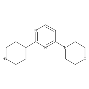4-[2-(Piperidin-4-yl)pyrimidin-4-yl]morpholine Structure
