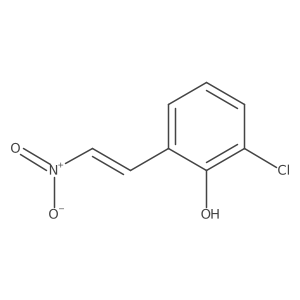 2-Chloro-6-(2-nitroethenyl)phenol Structure