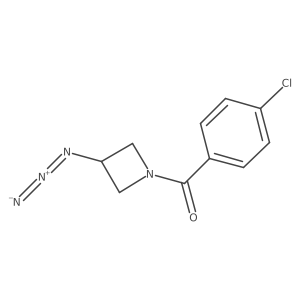 (3-Azidoazetidin-1-yl)(4-chlorophenyl)methanone结构式
