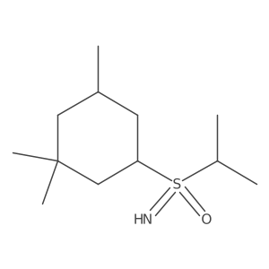 Imino(propan-2-yl)(3,3,5-trimethylcyclohexyl)-lambda6-sulfanone Structure