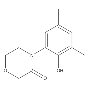 4-(2-Hydroxy-3,5-dimethylphenyl)morpholin-3-one Structure