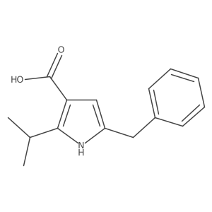 5-benzyl-2-(propan-2-yl)-1H-pyrrole-3-carboxylic acid Structure