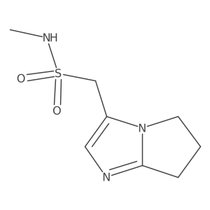 N-methyl-1-{5H,6H,7H-pyrrolo[1,2-a]imidazol-3-yl}methanesulfonamide结构式