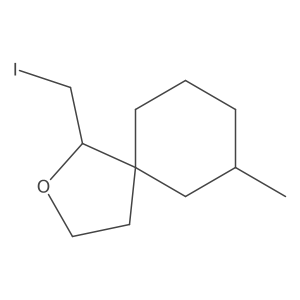 1-(Iodomethyl)-7-methyl-2-oxaspiro[4.5]decane结构式