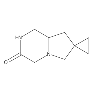 Tetrahydro-6'H-spiro[cyclopropane-1,7'-pyrrolo[1,2-a]pyrazin]-3'(4'H)-one结构式