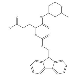4-({[(9H-fluoren-9-yl)methoxy]carbonyl}amino)-4-[(2-methyloxan-4-yl)carbamoyl]butanoic acid Structure