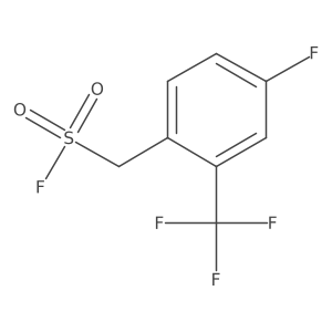 [4-Fluoro-2-(trifluoromethyl)phenyl]methanesulfonyl fluoride结构式
