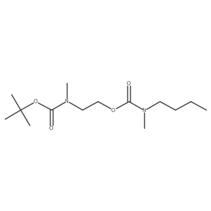 2-((Tert-butoxycarbonyl)(methyl)amino)ethyl butyl(methyl)carbamate Structure