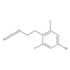 2-(2-Azidoethyl)-5-bromo-1,3-difluorobenzene Structure