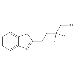 4-(1,3-Benzothiazol-2-yl)-2,2-difluorobutan-1-ol Structure
