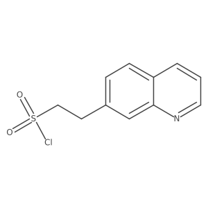2-(Quinolin-7-yl)ethane-1-sulfonyl chloride结构式