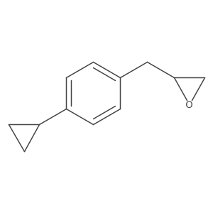 2-[(4-Cyclopropylphenyl)methyl]oxirane结构式
