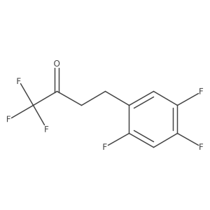 1,1,1-Trifluoro-4-(2,4,5-trifluorophenyl)butan-2-one结构式