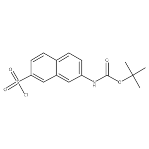 Tert-butyl N-(7-chlorosulfonylnaphthalen-2-yl)carbamate Structure