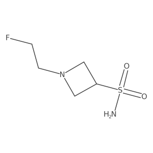 1-(2-fluoroethyl)-3-Azetidinesulfonamide Structure