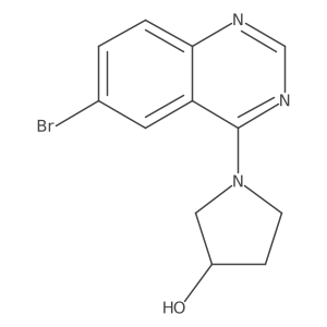 1-(6-Bromoquinazolin-4-yl)pyrrolidin-3-ol结构式