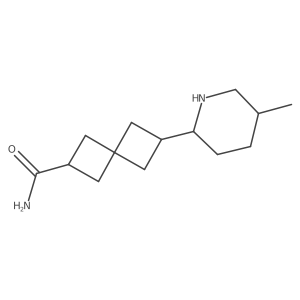 6-(5-Methylpiperidin-2-yl)spiro[3.3]heptane-2-carboxamide Structure