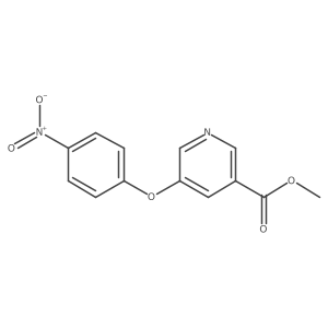 Methyl 5-(4-nitrophenoxy)pyridine-3-carboxylate Structure