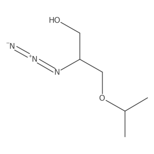 2-Azido-3-(propan-2-yloxy)propan-1-ol结构式