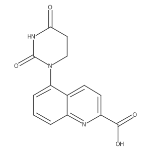 5-(2,4-Dioxo-1,3-diazinan-1-yl)quinoline-2-carboxylic acid结构式
