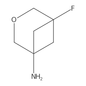 5-Fluoro-3-oxabicyclo[3.1.1]heptan-1-amine Structure