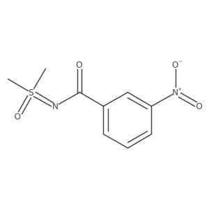 N-[dimethyl(oxo)-lambda6-sulfanylidene]-3-nitrobenzamide Structure