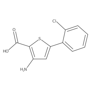 3-Amino-5-(2-chlorophenyl)thiophene-2-carboxylic acid Structure