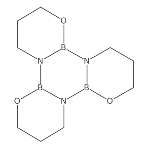3,9,15-Trioxa-1,7,13-triaza-2,8,14-triboratetracyclo[12.4.0.02,7.08,13]octadecane结构式
