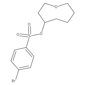 Benzenesulfonic acid, 4-bromo-, 4-oxocanyl ester结构式