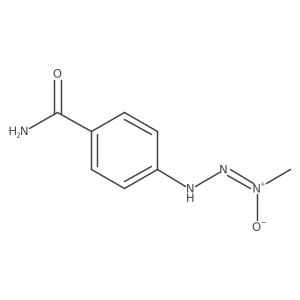 3-(4-Carbamoylphenyl)-1-methyltriazene 1-oxide结构式