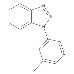 1H-Benzotriazole, 1-(5-methyl-3-pyridinyl)- Structure