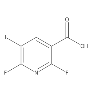 2,6-Difluoro-5-iodonicotinic acid Structure