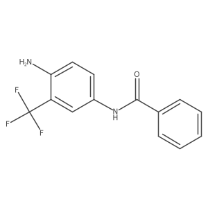 N-[4-amino-3-(trifluoromethyl)phenyl]benzamide结构式