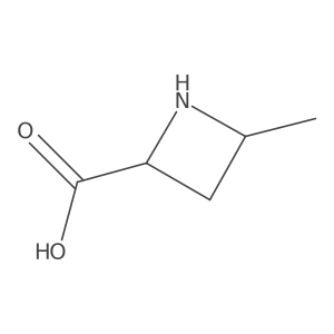 (2R,4R)-4-Methylazetidine-2-carboxylic acid结构式