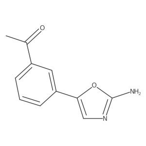 1-(3-(2-Aminooxazol-5-yl)phenyl)ethanone Structure