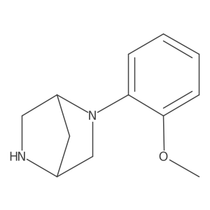 2-(2-Methoxyphenyl)-2,5-diazabicyclo[2.2.1]heptane Structure