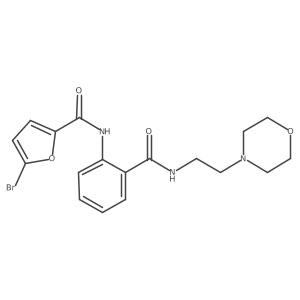 5-bromo-N-[2-({[2-(4-morpholinyl)ethyl]amino}carbonyl)phenyl]-2-furamide Structure