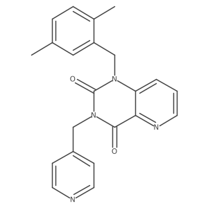 1-(2,5-dimethylbenzyl)-3-(pyridin-4-ylmethyl)pyrido[3,2-d]pyrimidine-2,4(1H,3H)-dione结构式