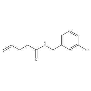 n-(3-Bromobenzyl)pent-4-enamide Structure