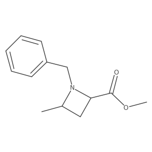 Methyl 1-benzyl-4-methylazetidine-2-carboxylate Structure
