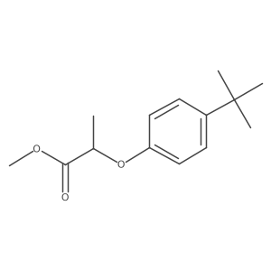 Methyl 2-(4-tert-butylphenoxy)propanoate结构式